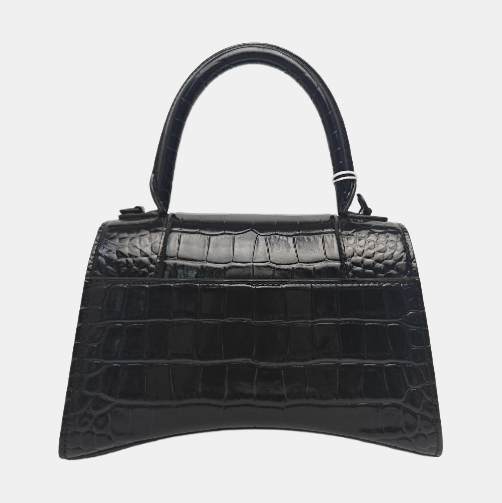 Hourglass S Calfskin Black