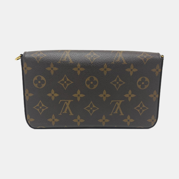 SARAH Monogram Coated Canvas Brown