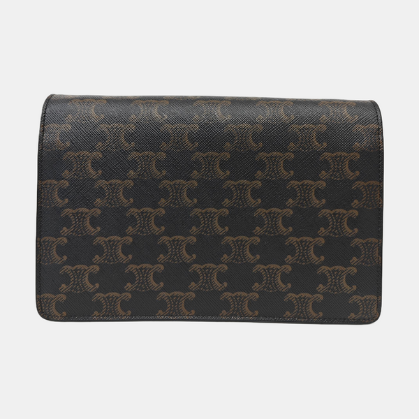 TRIOMPHE CANVAS Small Coated Canvas Brown