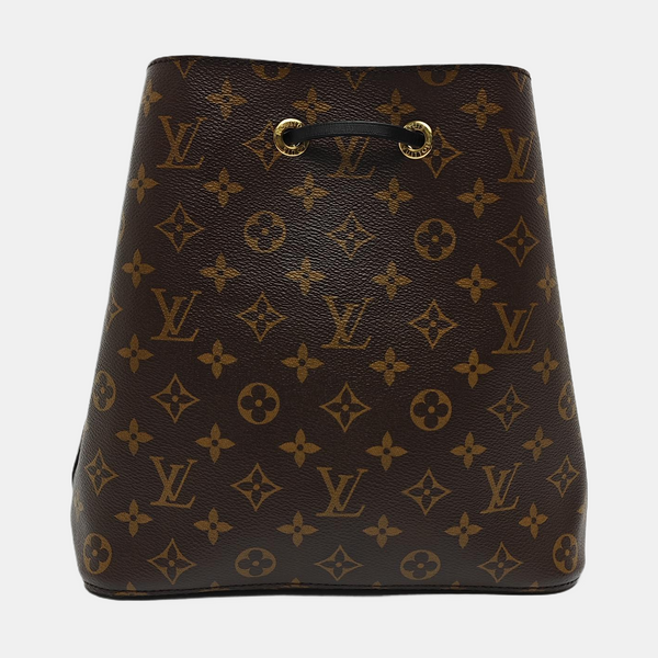 NÉONOÉ MM Monogram Coated Canvas Brown