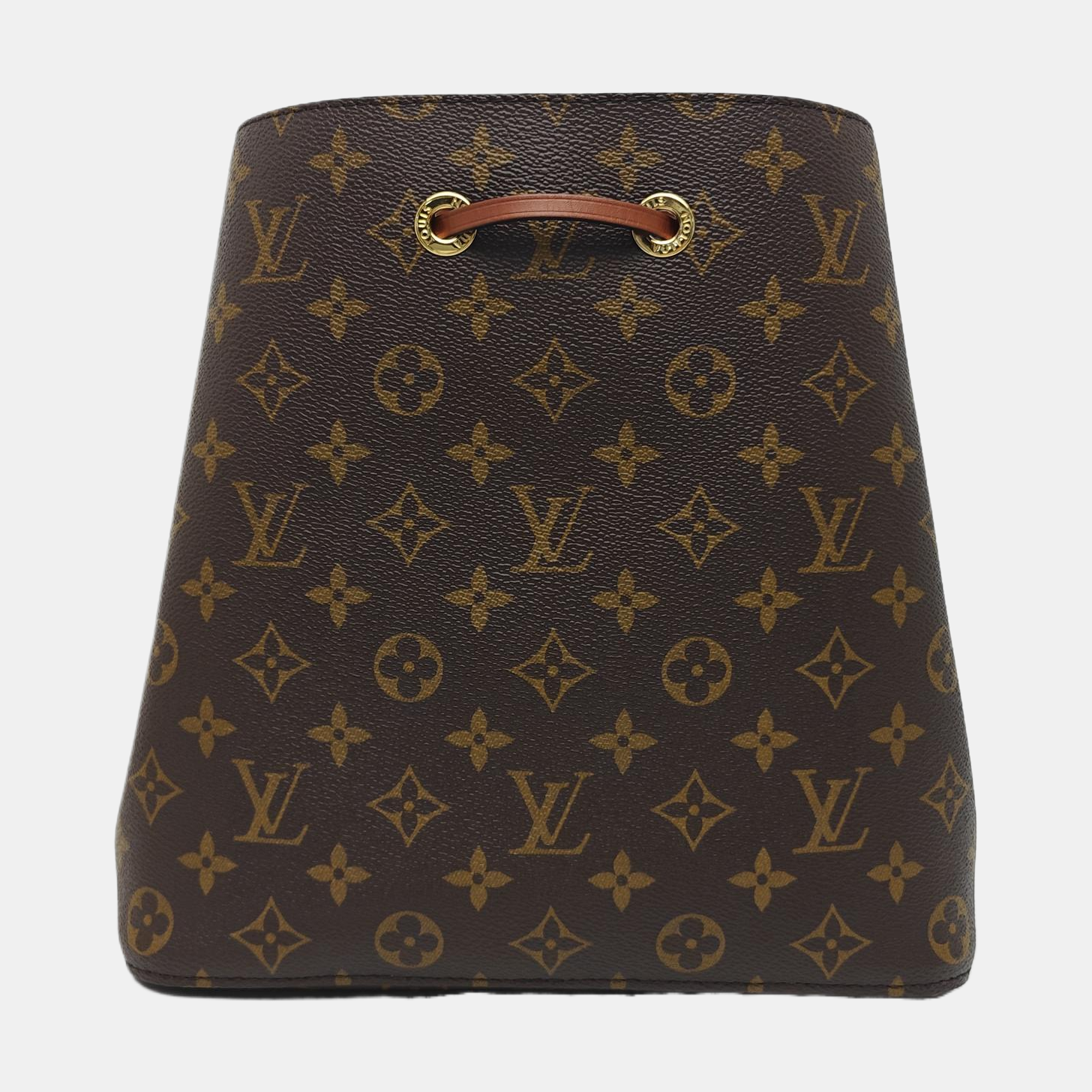 NÉONOÉ MM Monogram Coated Canvas Brown