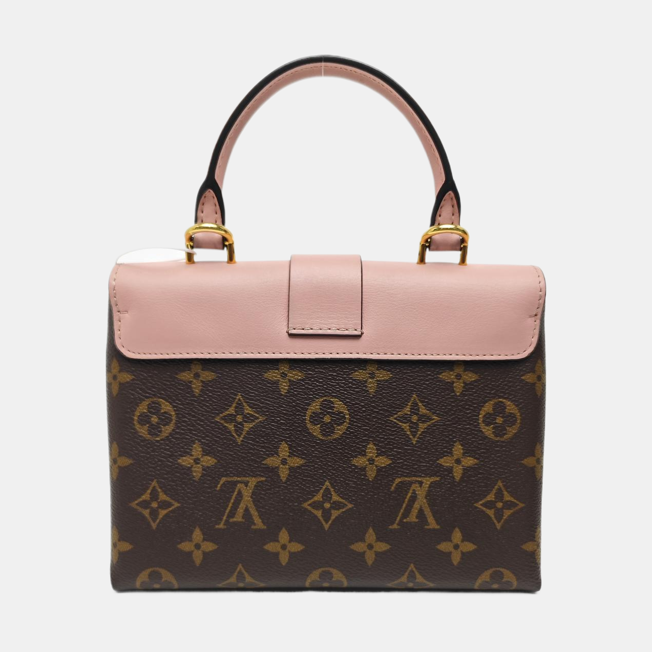 LOCKY BB Monogram Coated Canvas Pink