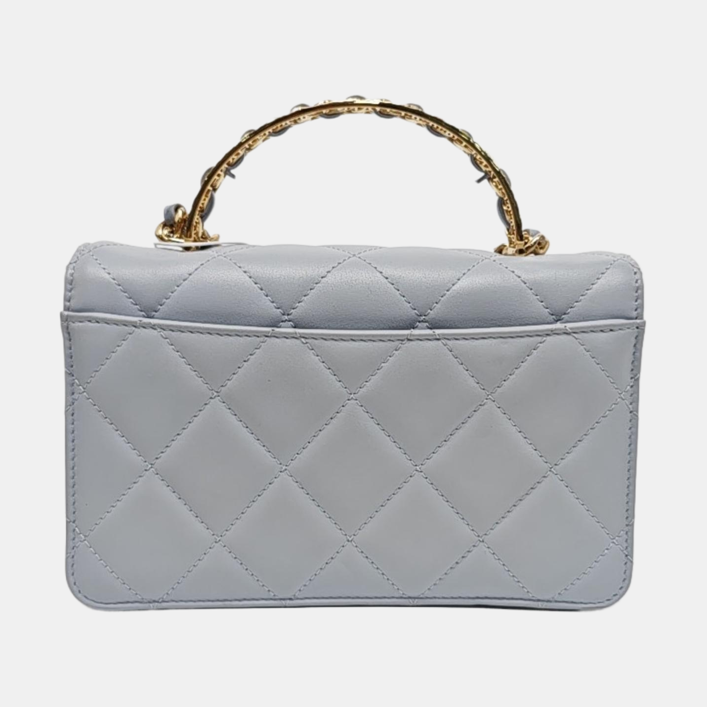 CLASSIC FLAP Mini Quilted Calfskin Blue