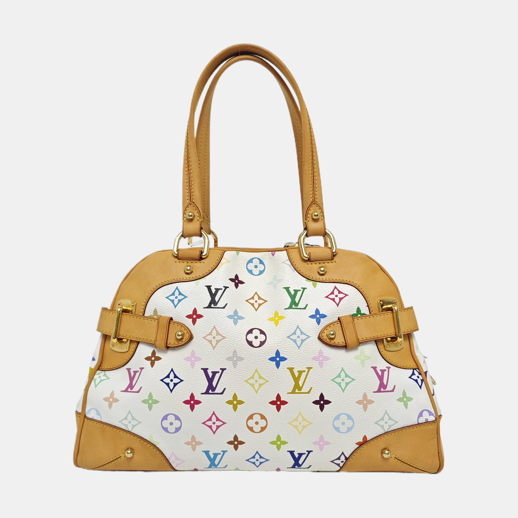 LV × TM CLAUDIA Monogram Coated Canvas White