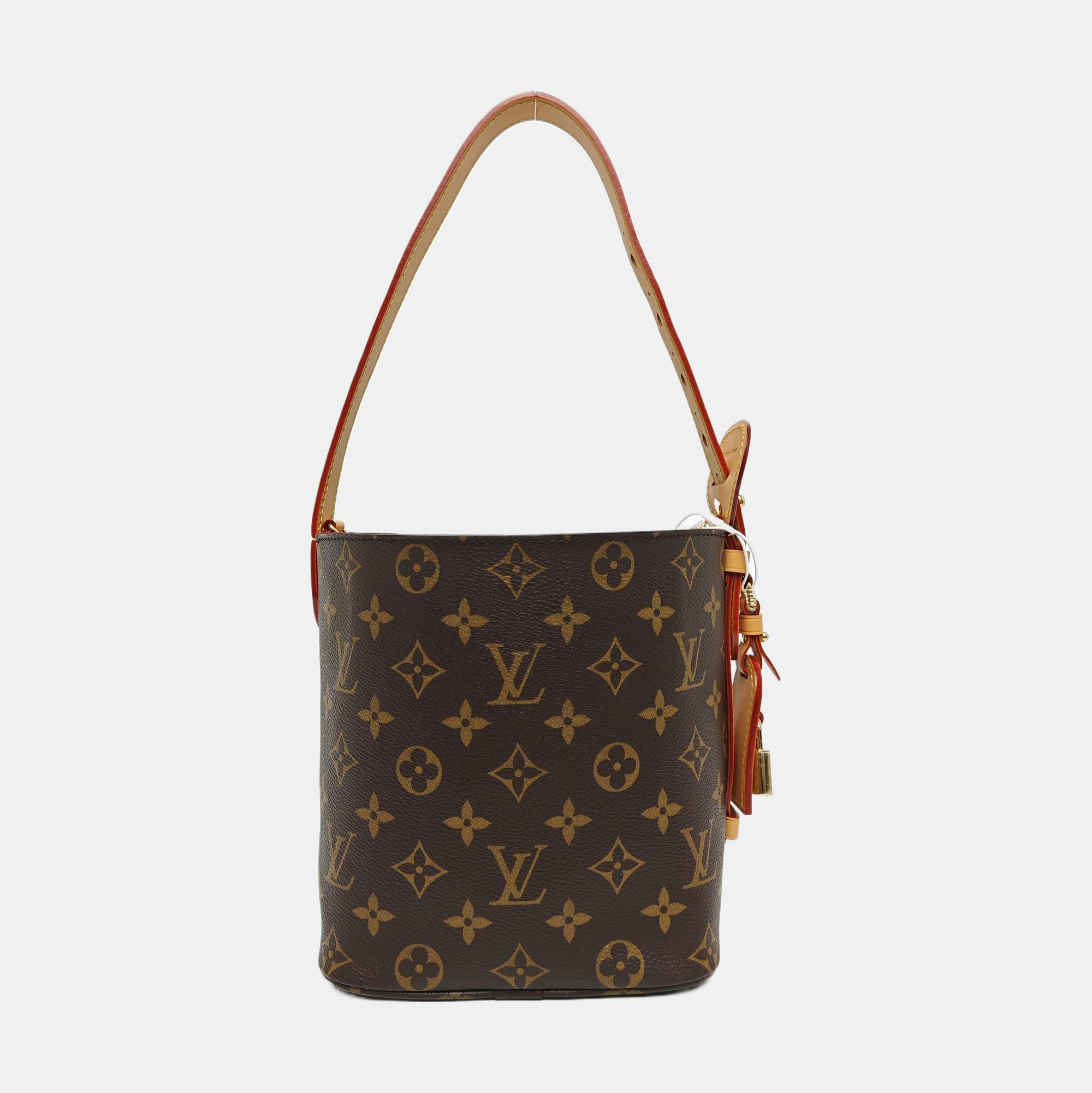 ALL IN Monogram Coated Canvas Brown