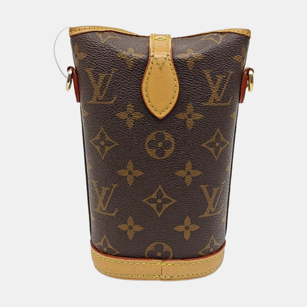 FOLD ME Monogram Coated Canvas Brown