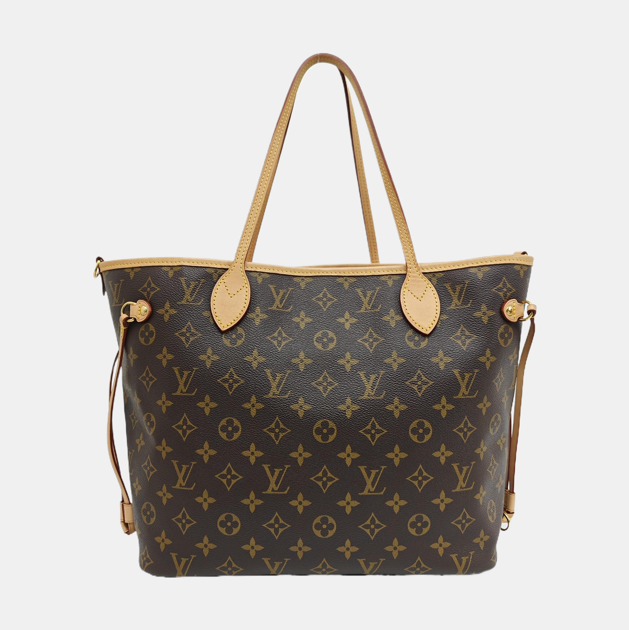 NEVERFULL INSIDE OUT MM Monogram Fabric Red