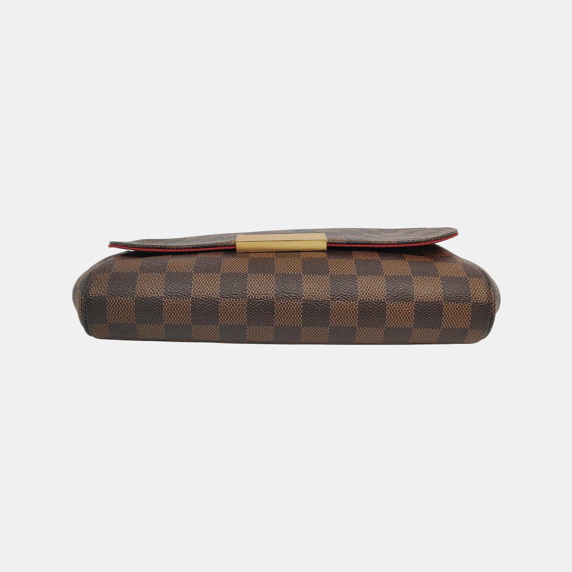 FAVORITE PM Damier Ebene Coated Canvas Brown