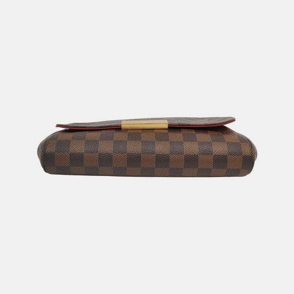 FAVORITE PM Damier Ebene Coated Canvas Brown