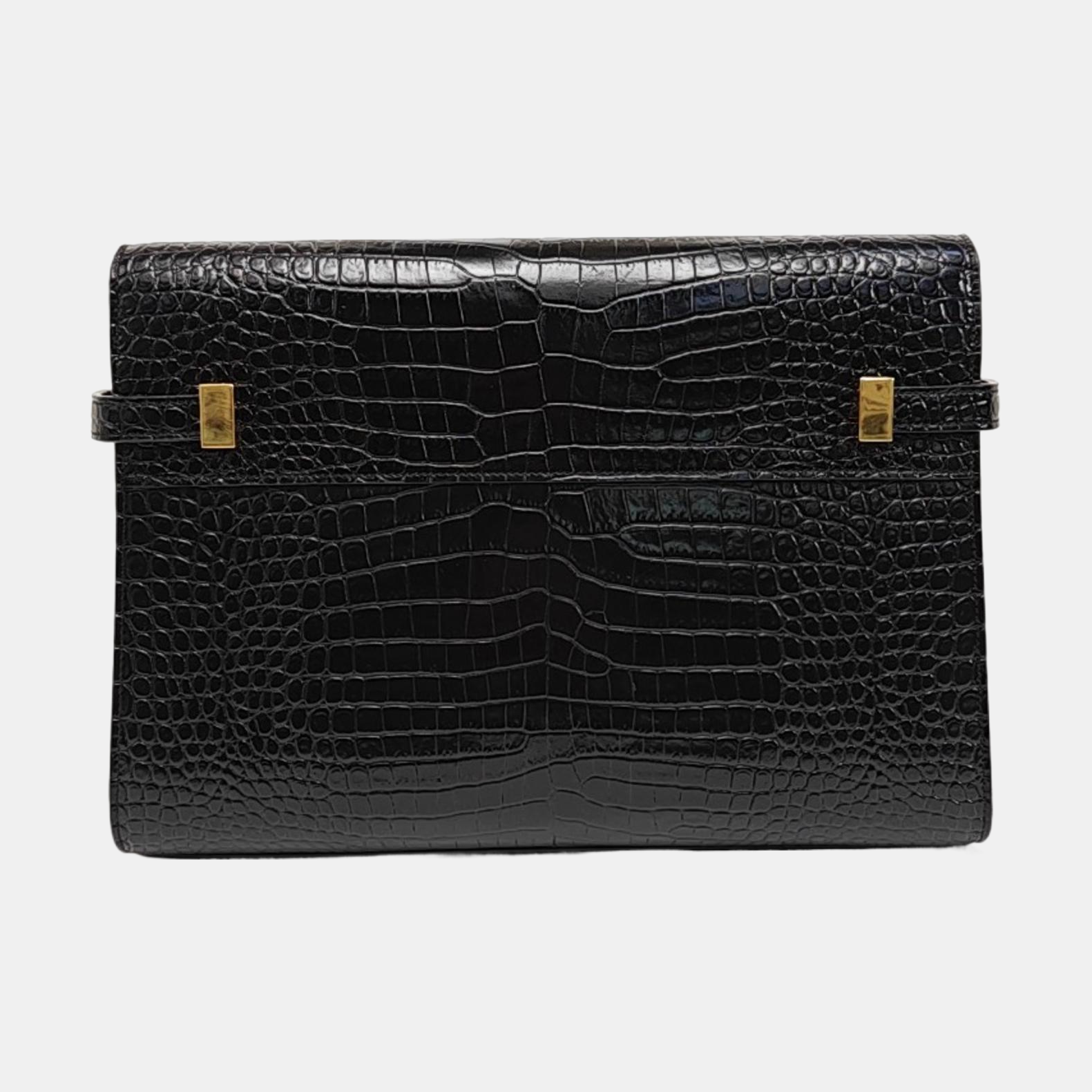 MANHATTAN Medium Calfskin Black