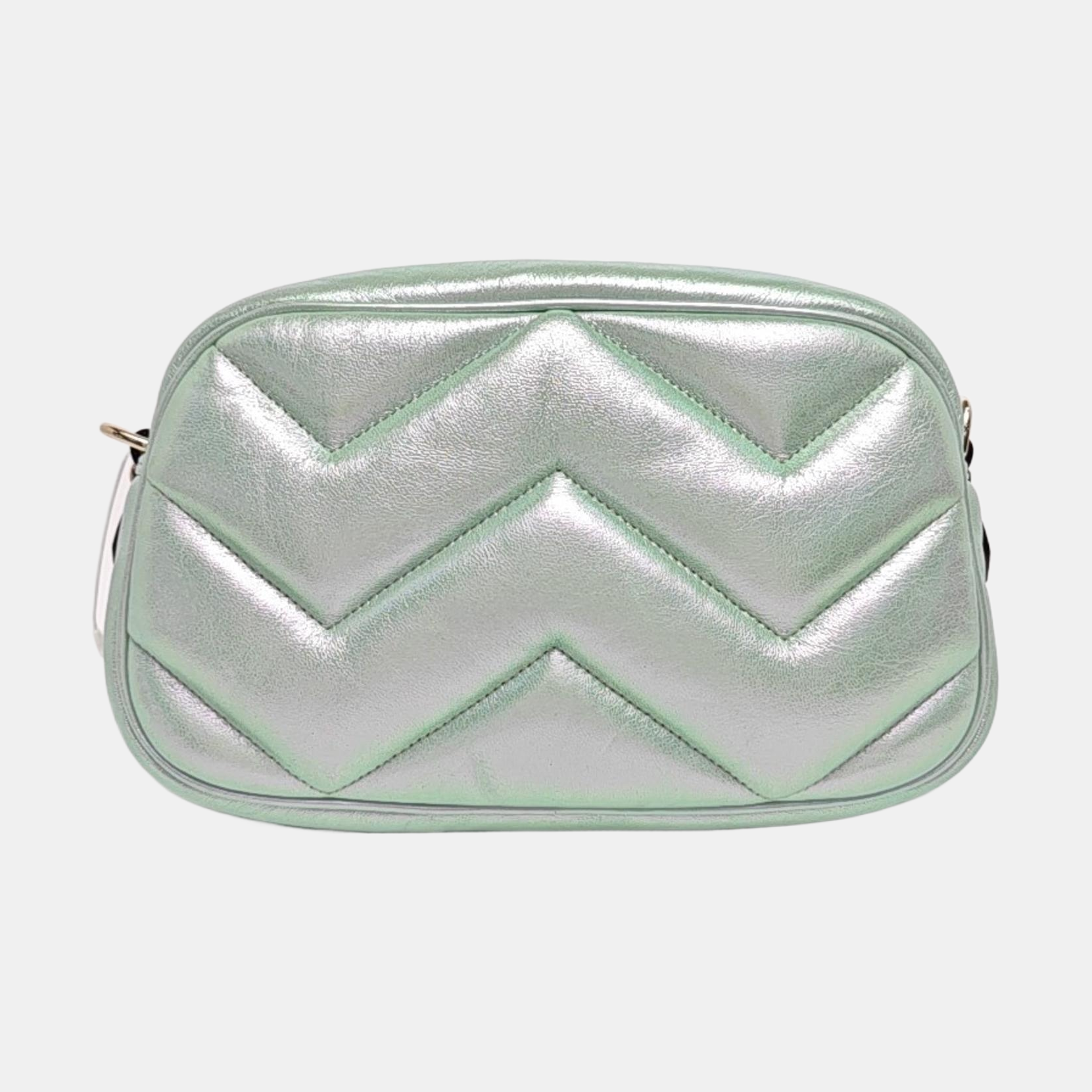 GG Marmont Small Quilted Lambskin Metallic