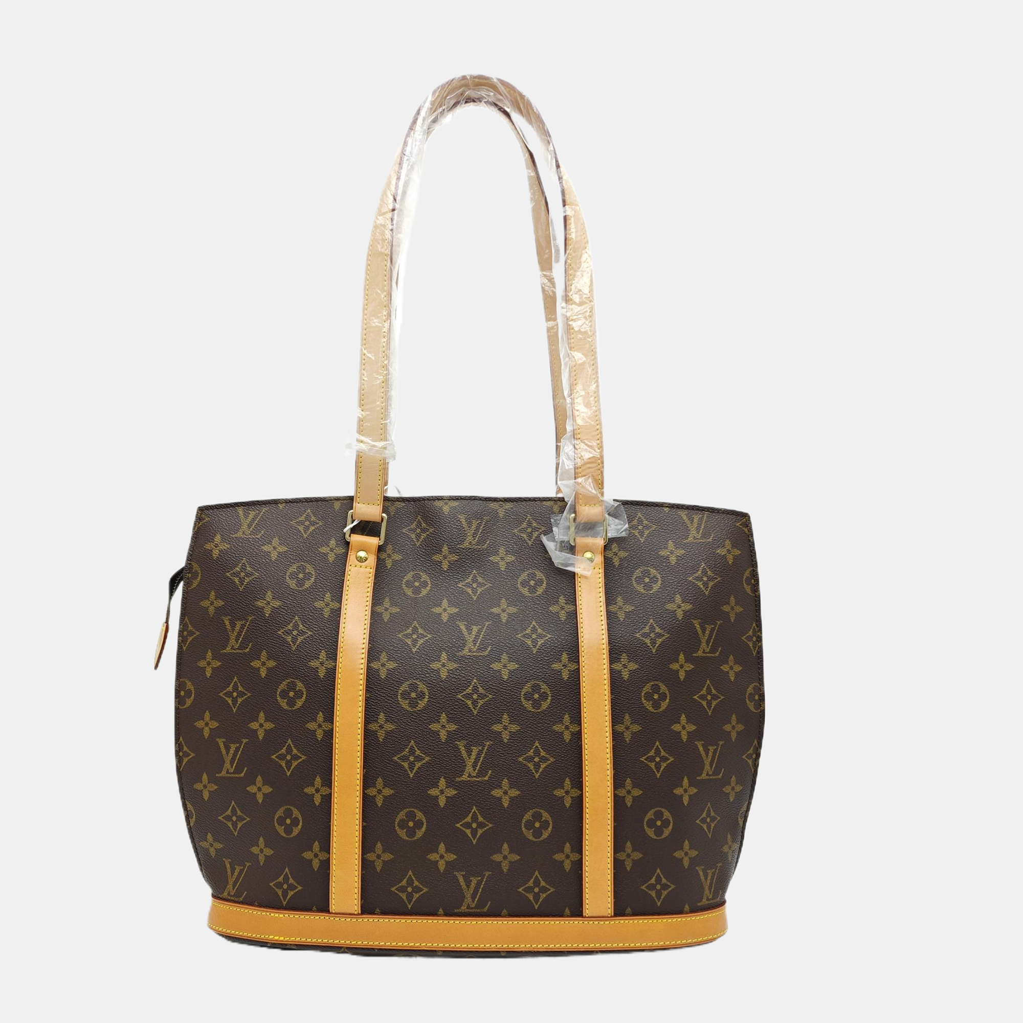 VINTAGE BABYLONE Monogram Coated Canvas Brown