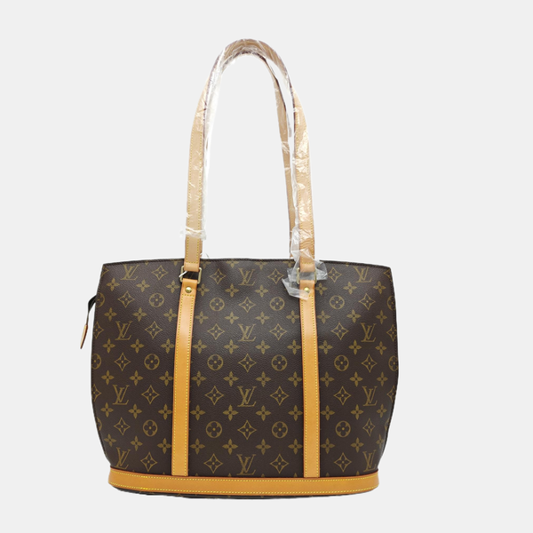 VINTAGE BABYLONE Monogram Coated Canvas Brown