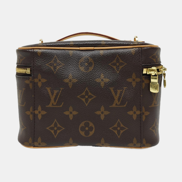 NICE Mini Monogram Coated Canvas Brown