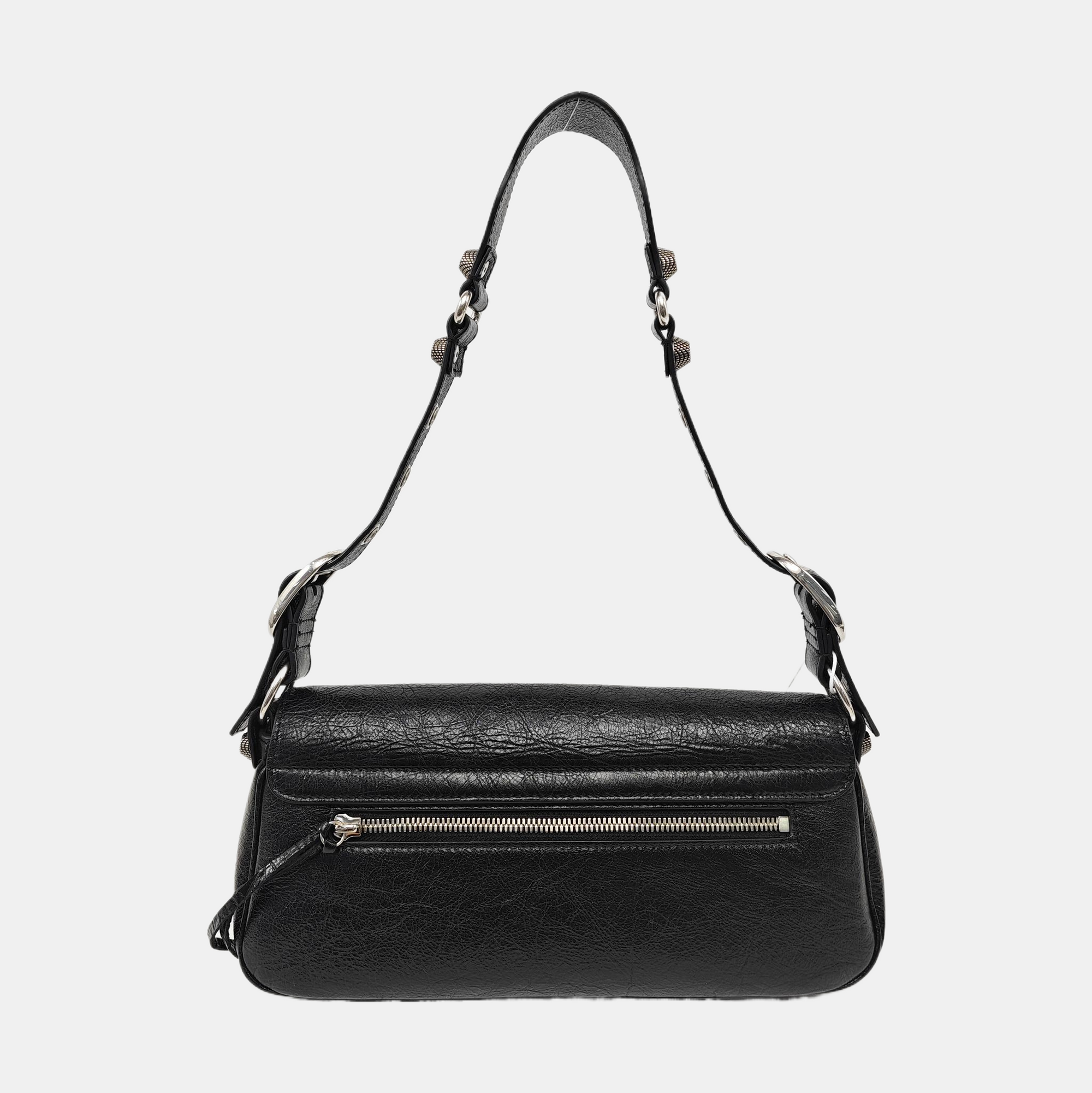 Lambskin Shoulder Bag Small Black