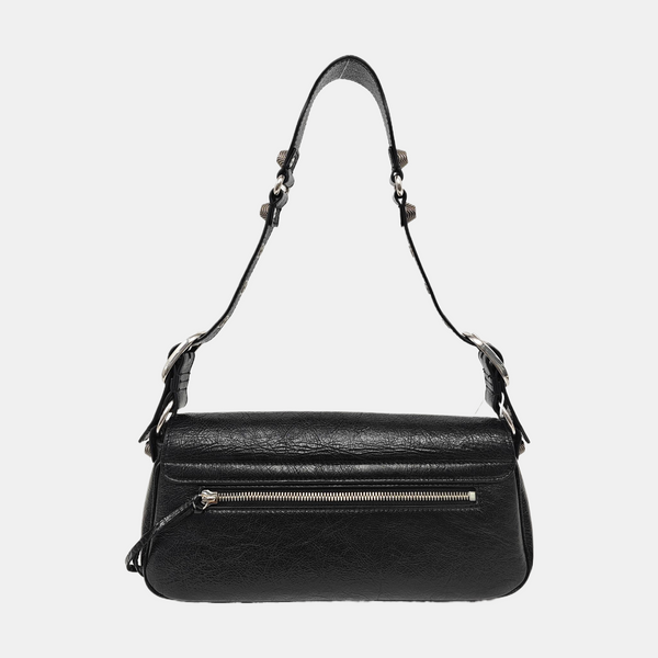 Lambskin Shoulder Bag Small Black