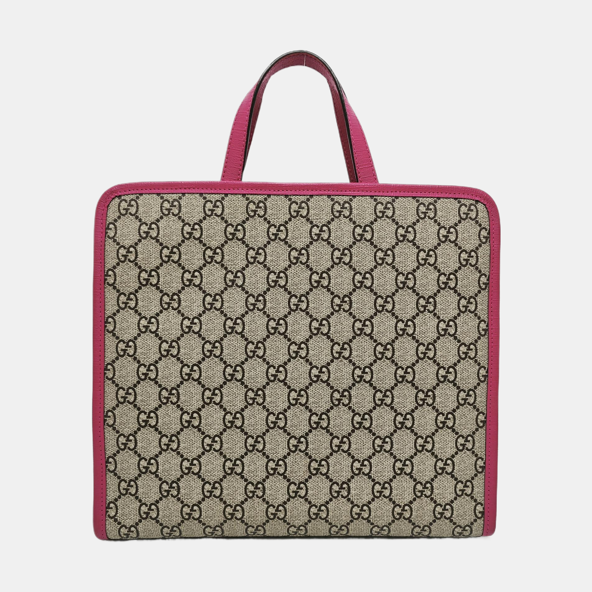 Children’s GG Bucket Monogram Coated Canvas Beige