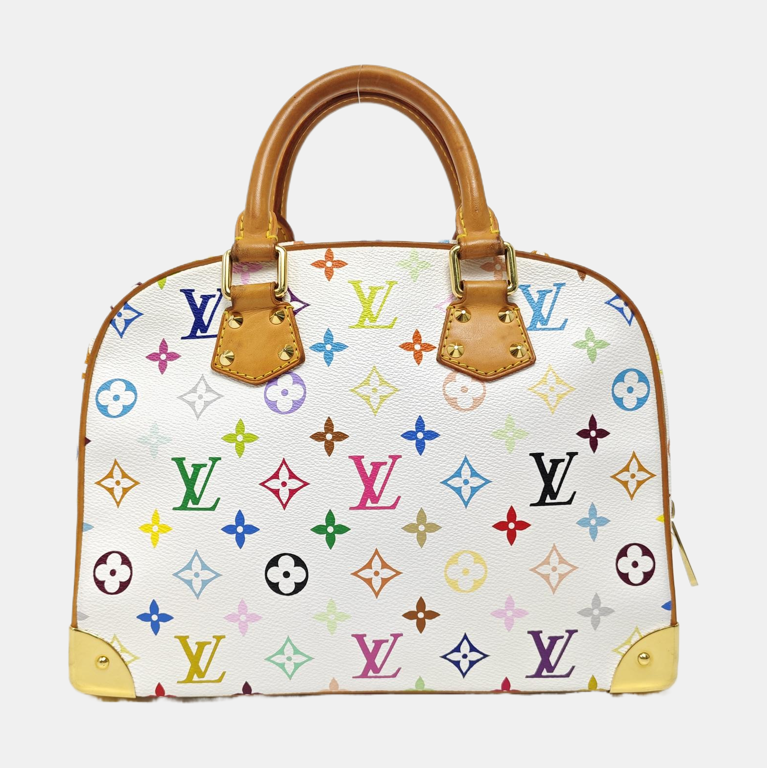 LV × TM DEAUVILLE Monogram Coated Canvas White