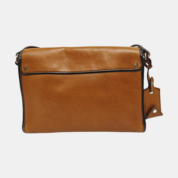 Calfskin Shoulder Bag Brown
