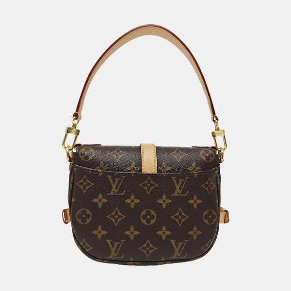 SAUMUR BB Monogram Coated Canvas Brown