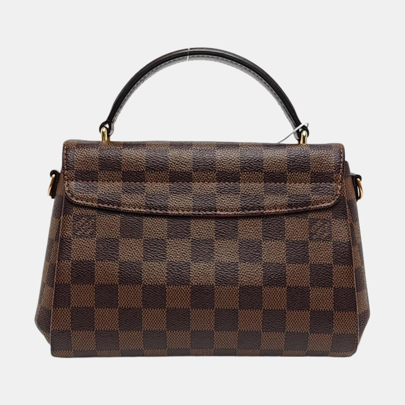 CROISETTE Damier Ebene Coated Canvas Brown