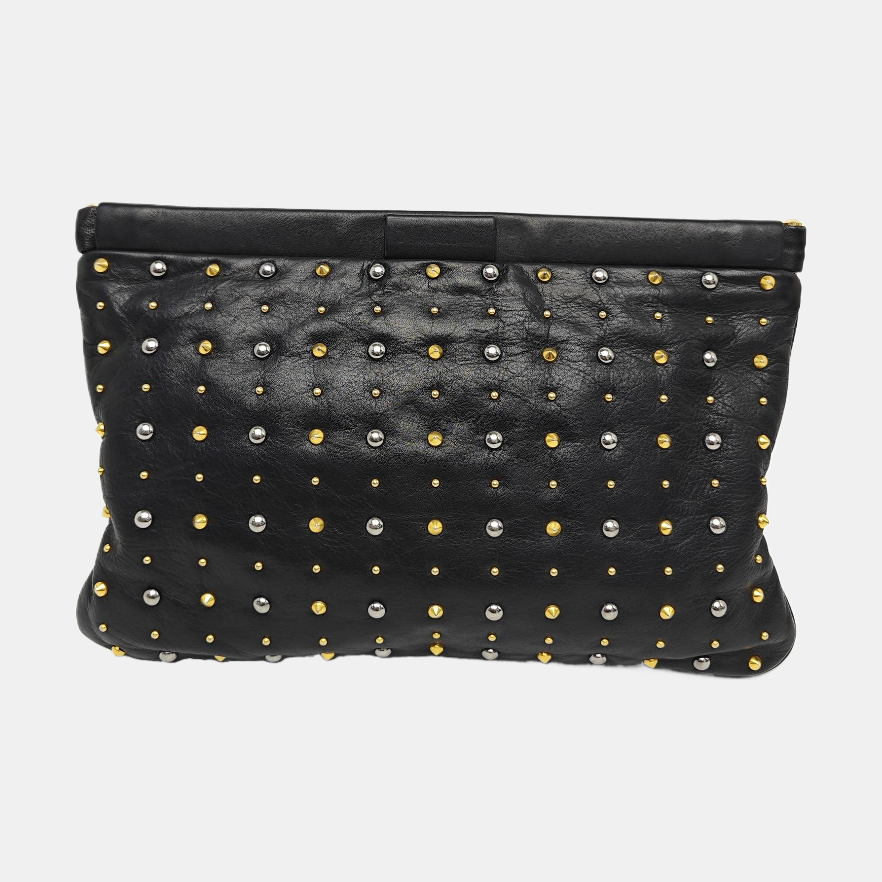 Leather Clutch Black