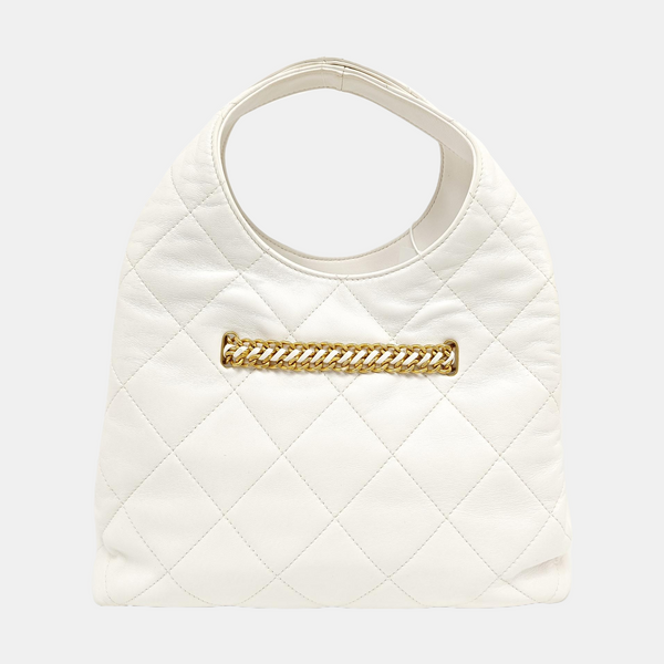 25P Quilted Lambskin White