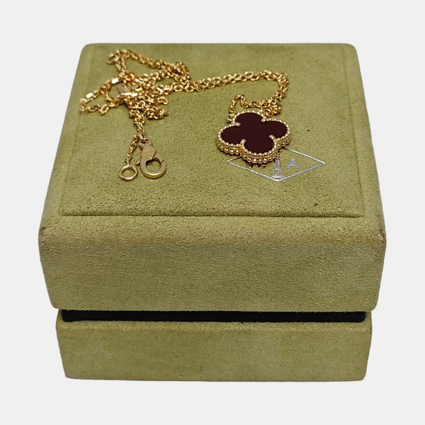Vintage Alhambra 18k Gold Necklace