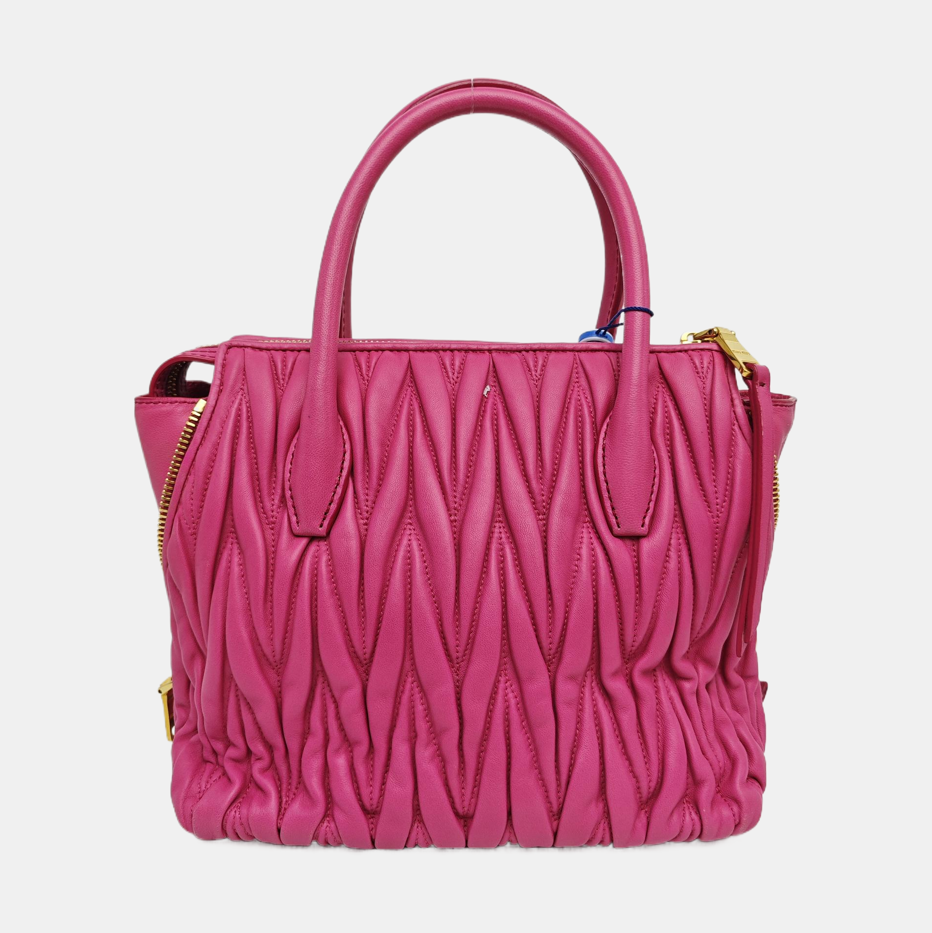 Avenue Quilted Lambskin Red