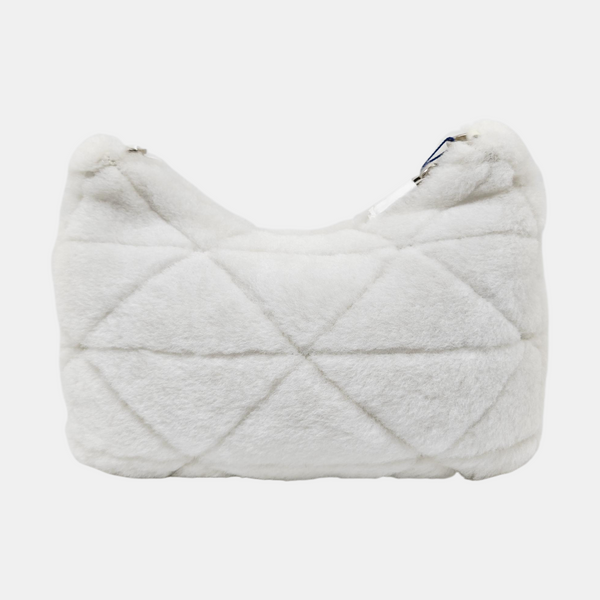 System Quilted Fur White