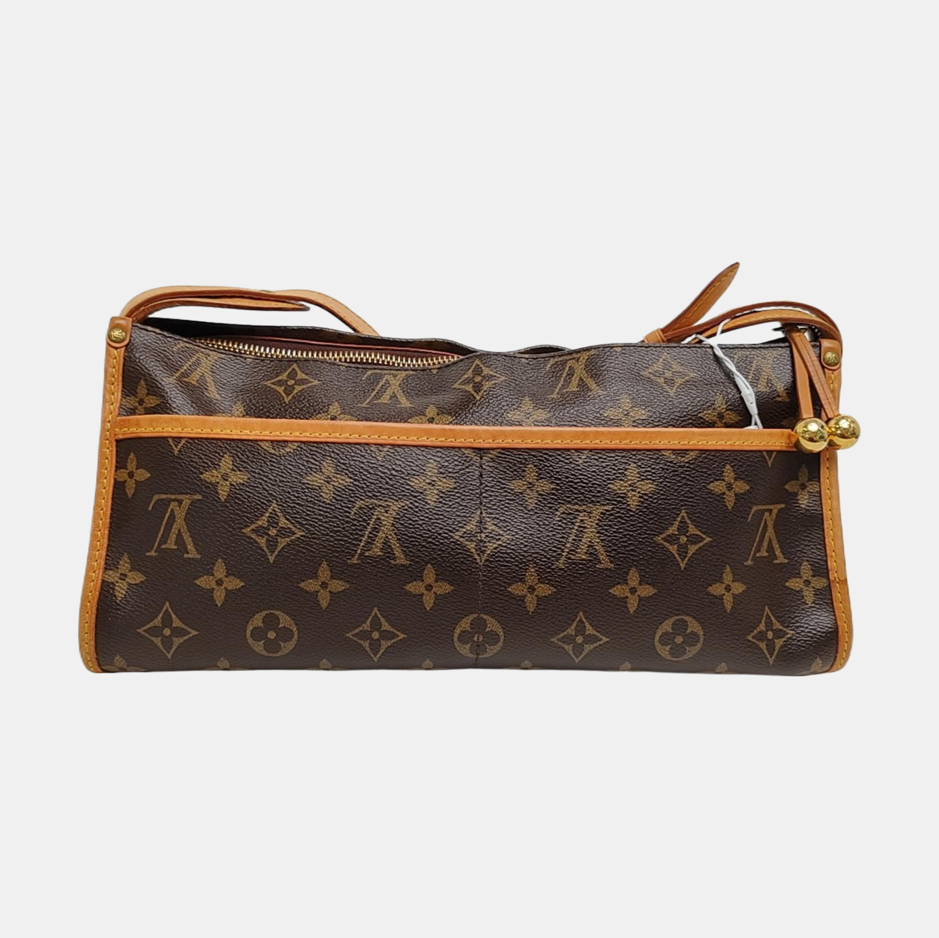 POPINCOURT Monogram Coated Canvas Brown