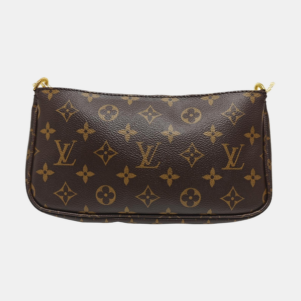 MULTI Monogram Coated Canvas Brown