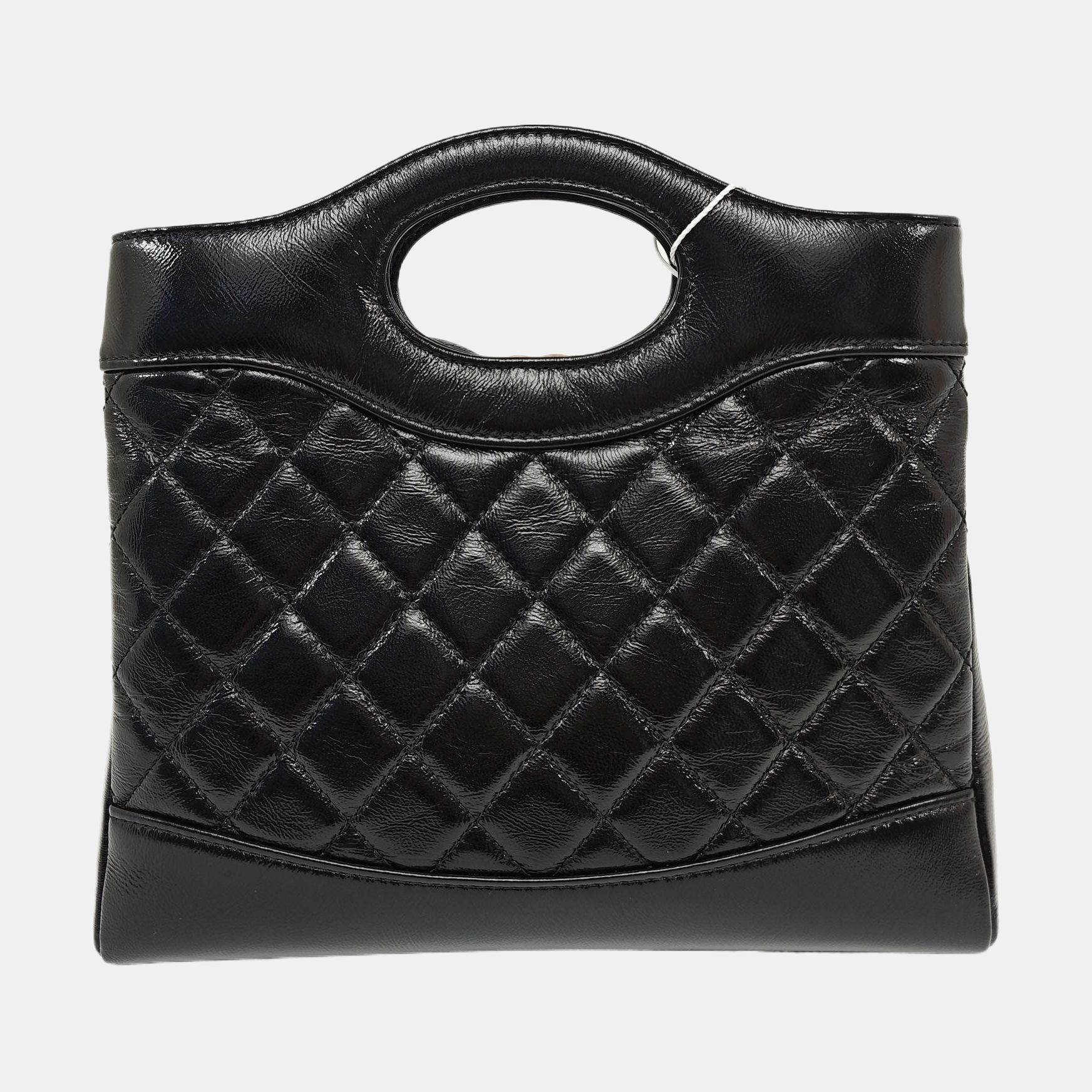 CHANEL 31 Mini Quilted Calfskin Black