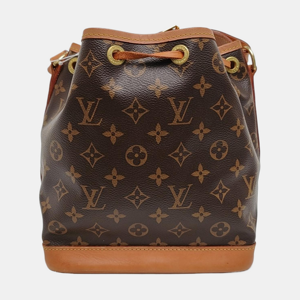 NOÉ BB Monogram Coated Canvas Brown