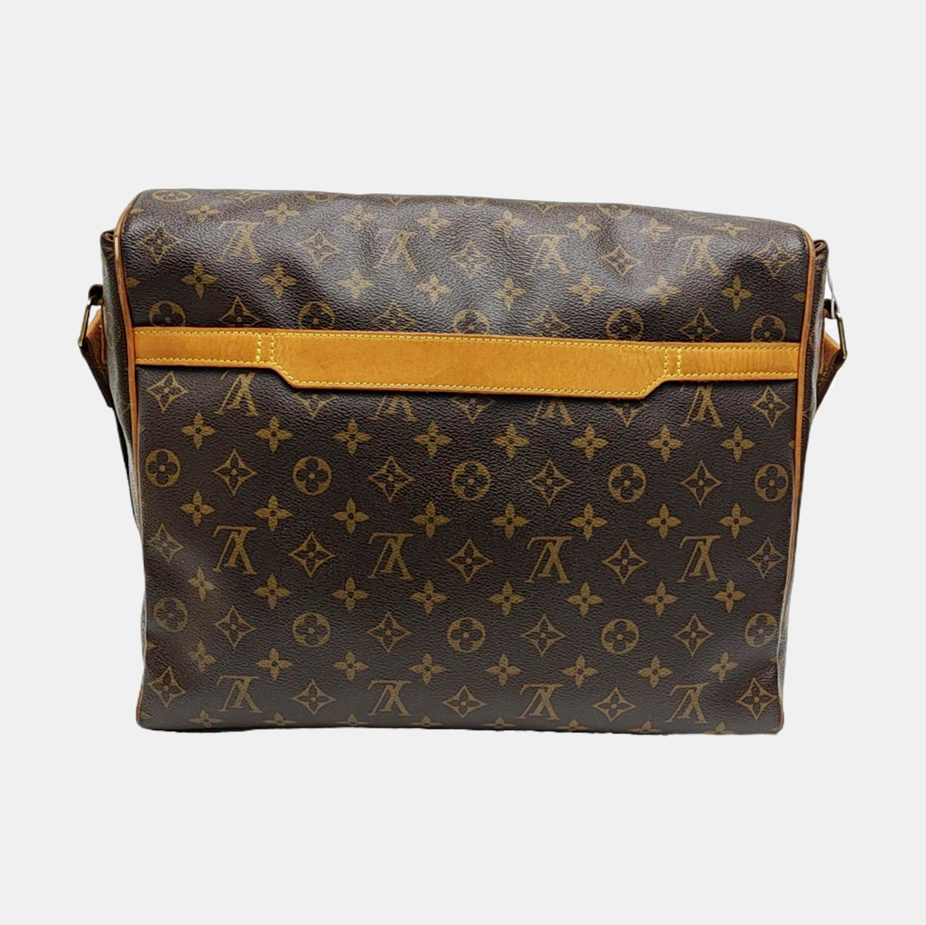 VALMY Monogram Coated Canvas Brown