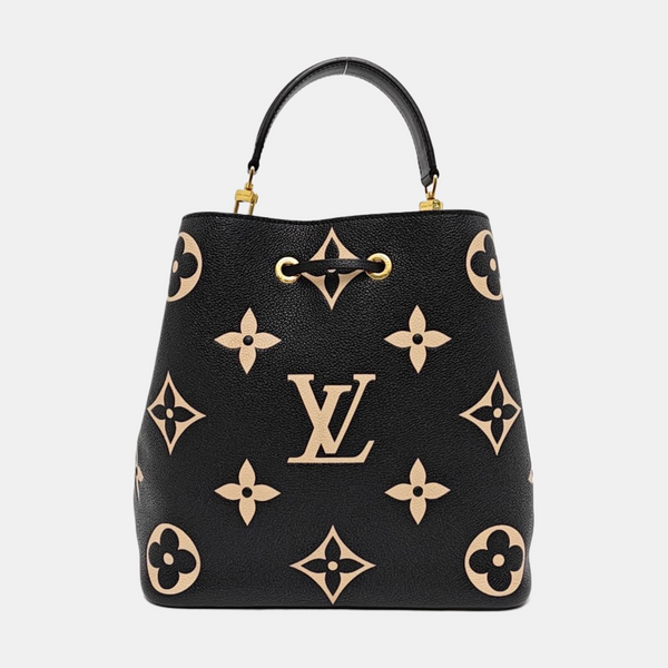 NÉONOÉ MM Calfskin Black