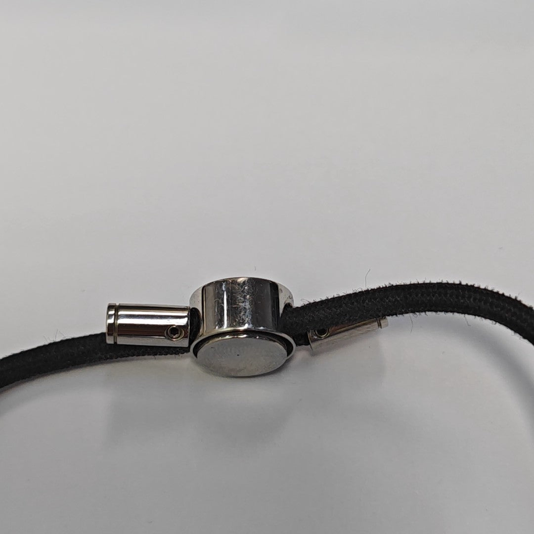SPACE LV Metal Silver Bangle