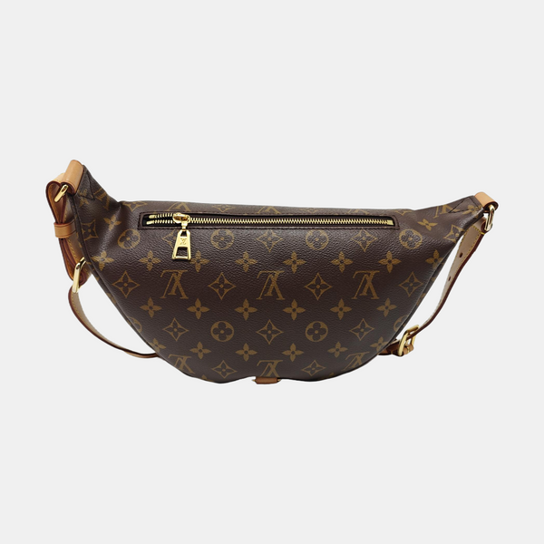 BUMBAG Monogram Coated Canvas Brown