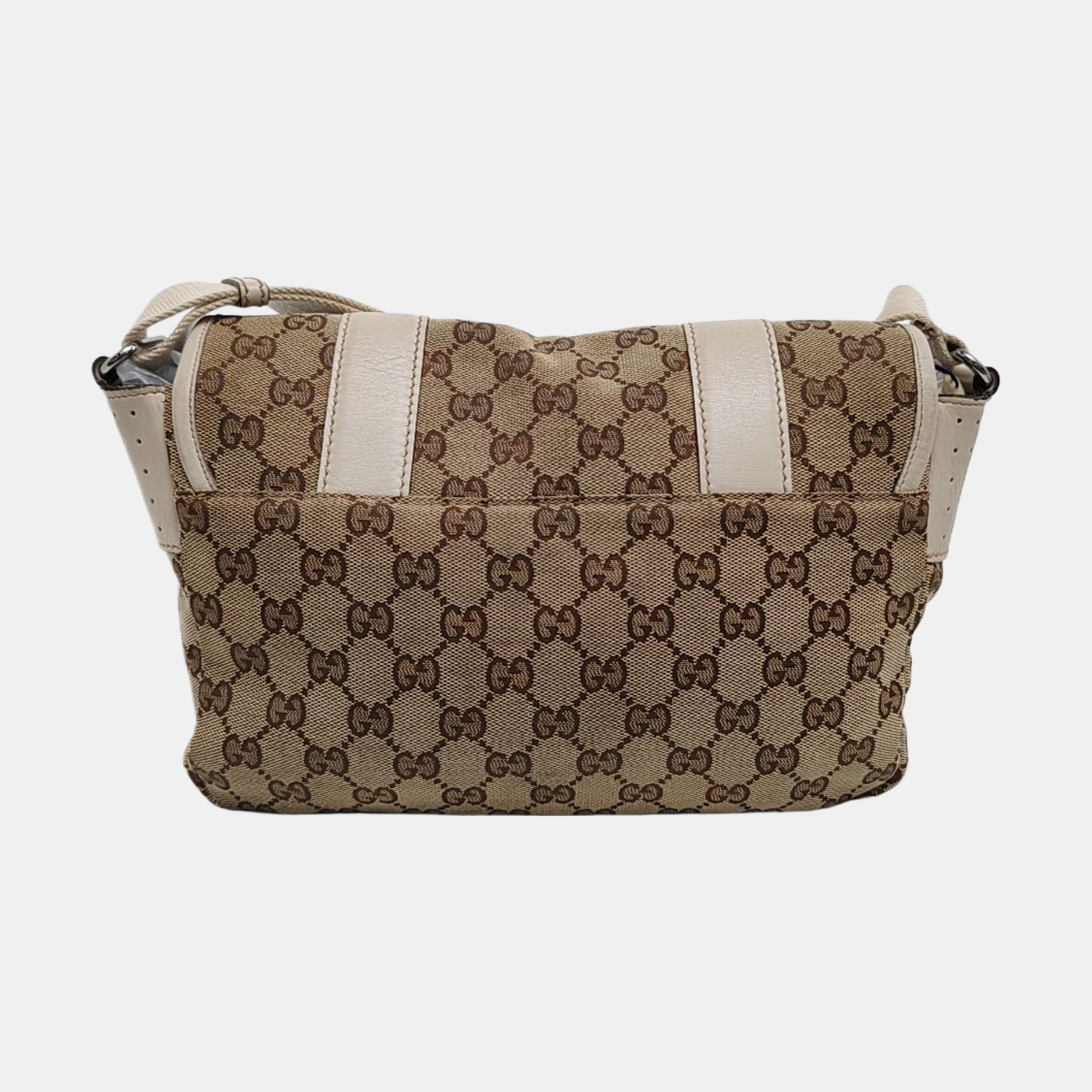 Monogram Canvas Shoulder Bag Black