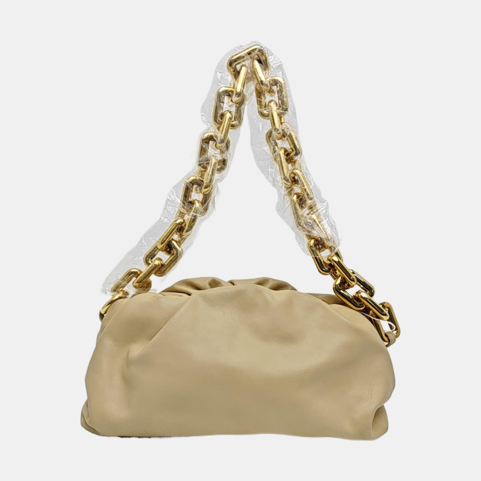 The Pouch Mini Calfskin Beige
