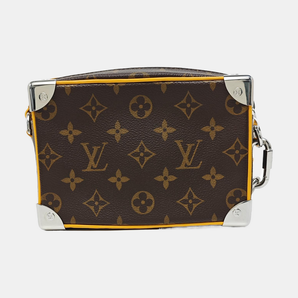 SOFT TRUNK Mini Monogram Coated Canvas Brown