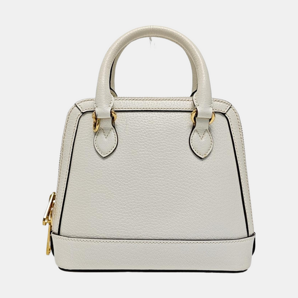 Authenticated pre-owned  Horsebit 1955 Mini Leather White - Shoulder Bag at Looply