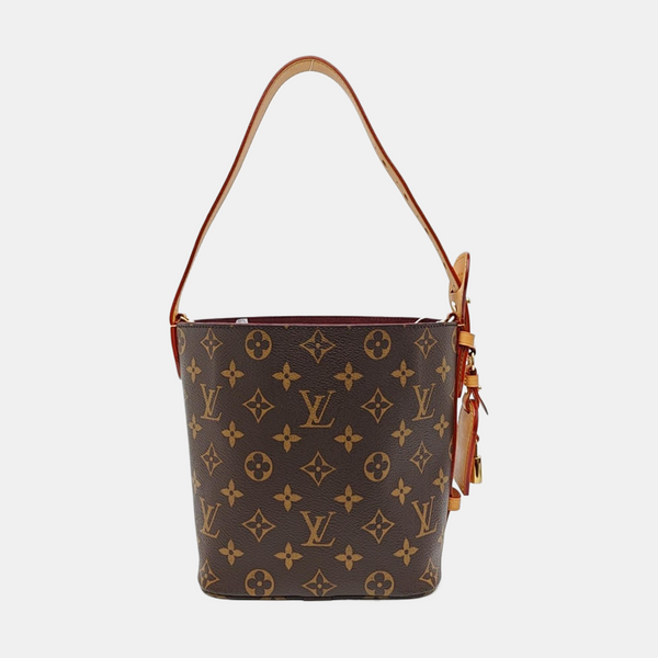 ALL IN Monogram Coated Canvas Brown