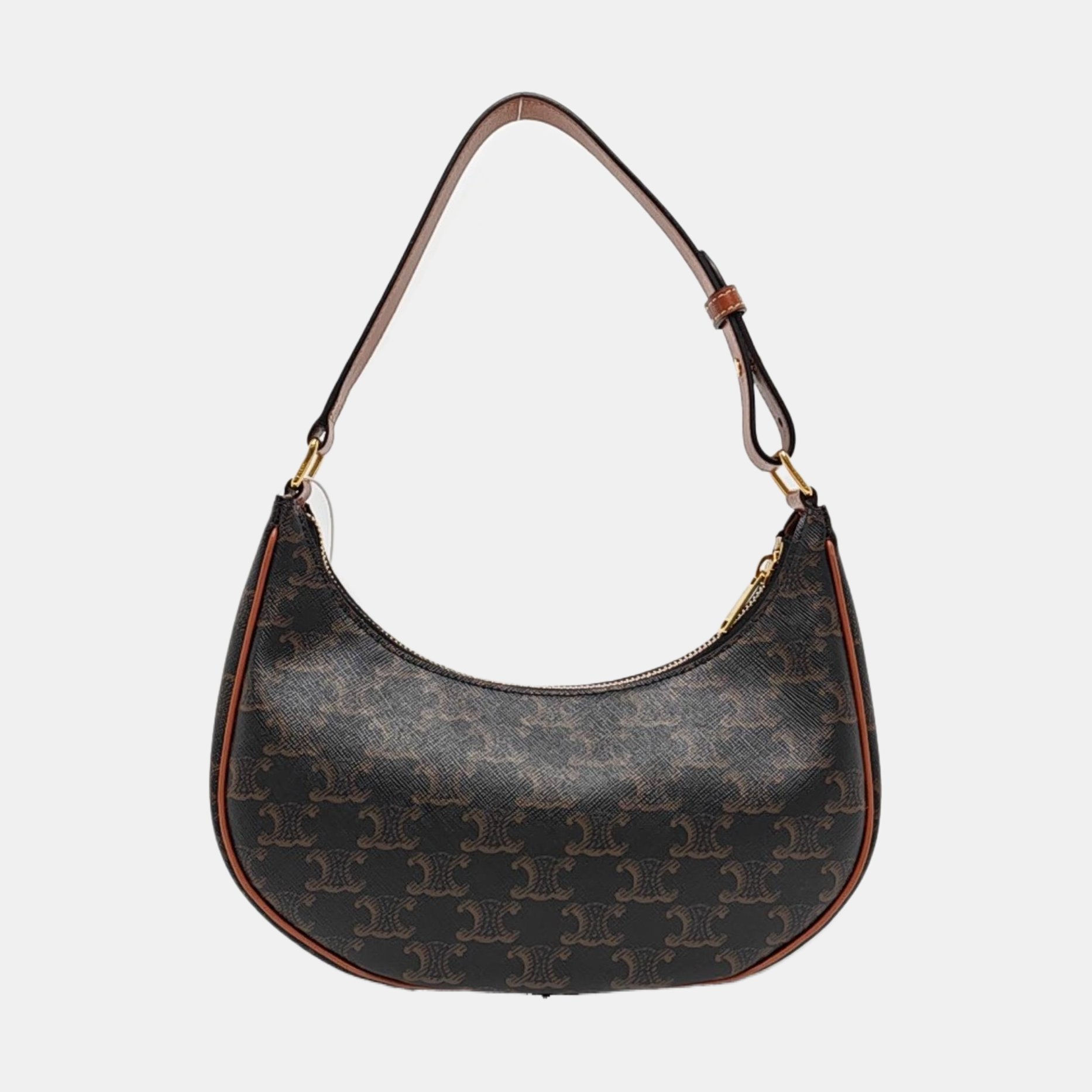 Authenticated pre-owned  AVA Coated Canvas Brown - Top Handle Bag at Looply