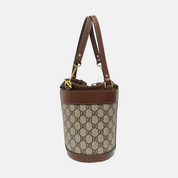 Horsebit 1955 Small Coated Canvas Beige