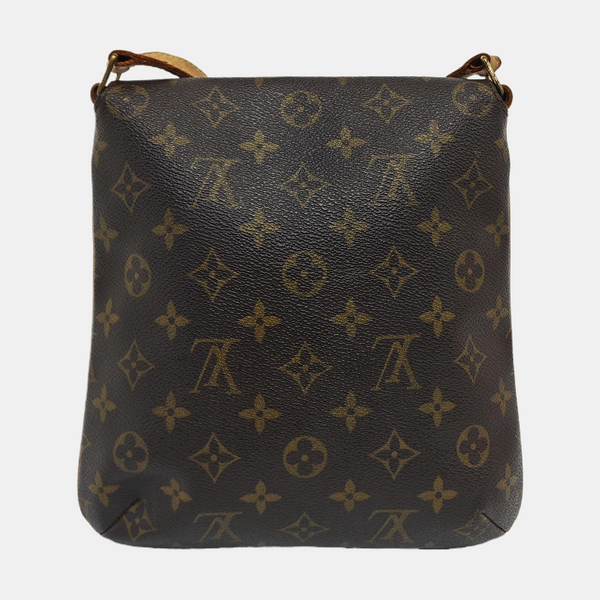 MUSETTE TANGO PM Monogram Coated Canvas Brown