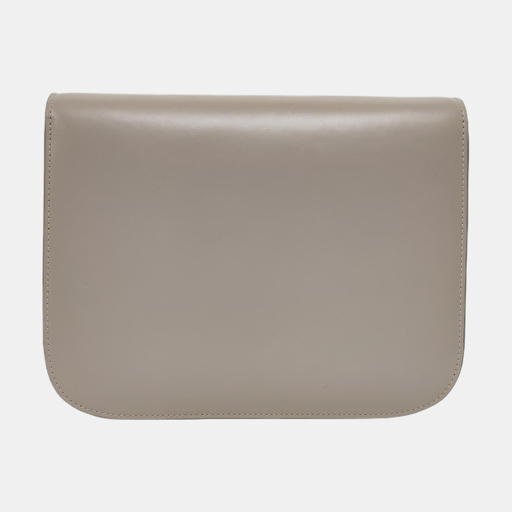 Authenticated pre-owned  CLASSIC BOX Medium Calfskin Gray - Shoulder Bag at Looply