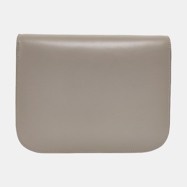 Authenticated pre-owned  CLASSIC BOX Medium Calfskin Gray - Shoulder Bag at Looply