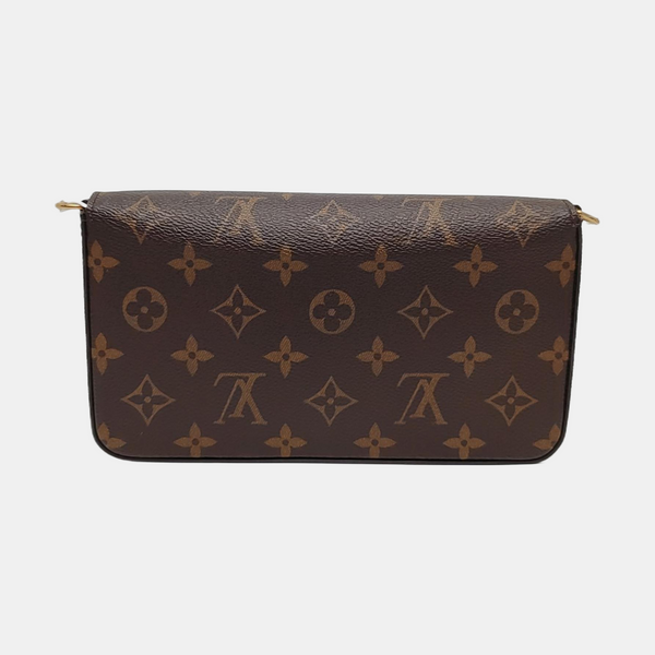 FÉLICIE Monogram Coated Canvas Brown