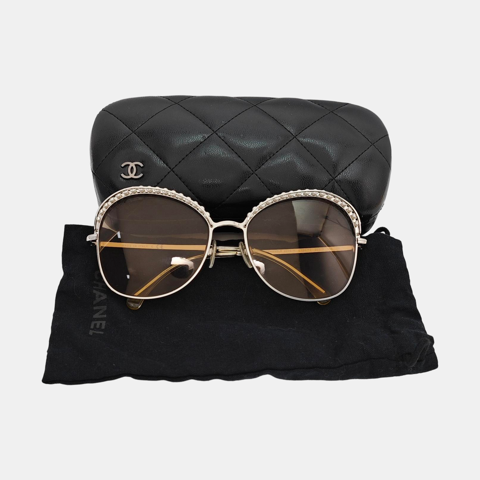 Metal Sunglasses Orange